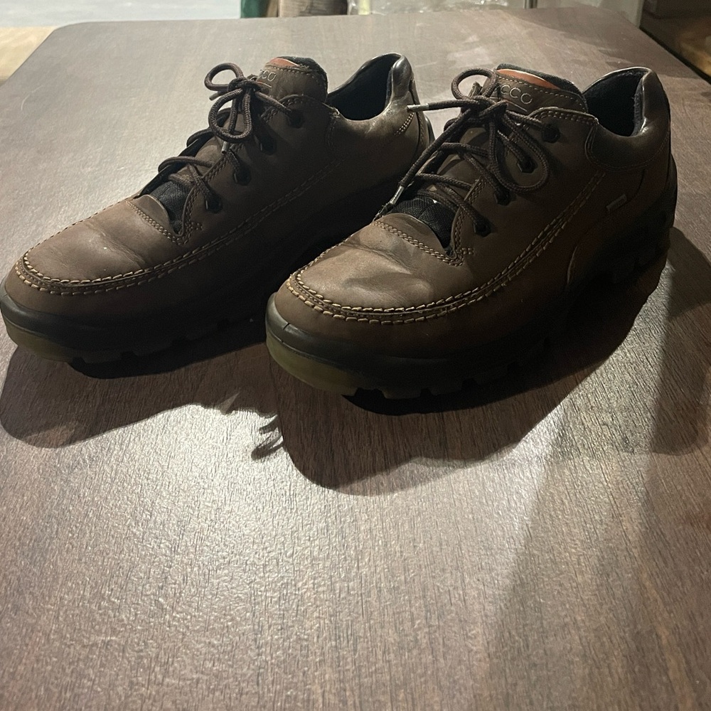 Ecco Track IV Low Gore-Tex (Euro 47, US 14) Brown Leather Lace Work Hiking Boot